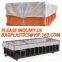 extra lagrge woven PE drawstring dumpster container 20 yard drawstring black dumpster container liners for bagplastics