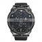 Charm Oulm 3548M Men Quartz Brand Watches Leather Strap Can Own Case Thin Chronograph Sport Wrist Watch