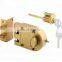 Good quality security brass deadbolt luggage rim door lock