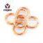 Custom Size Color Shape Metal Durable Rings Spring Ring For Handbag