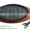 Hot selling Oval Cast Iron Sizzle Platter baking dishes & pans Fajita pans