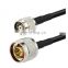 N female plug straight clamp rf connector for 1/2 inch feeder cable to soldering type in good performance