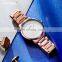 SINOBI Rose Gold Couple Watches Wrist S9822G Light Luxury Pair Watch Minimalism Lovers Gift Handwatches