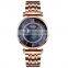 SKMEI 9198 quartz watch movement 2020 stylish stainless steel couple watch