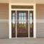 Window frame design villa entrance home residential contemporary solid fiberglass exterior wooden front doors