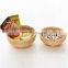 Handmade storage basket round bamboo bowl fruit basket wholesale