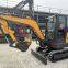 Multi-Functional Backhoe Hydraulic Mini Excavator for Broken Soil with Ripper Tooth / Ripper Hookripper