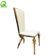 Rose Gold Luxury Wedding Hotel Restaurant Stainless Steel Dining Chair