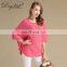 Factory Direct 100% Cashmere Pullover Jumper O-Neck Casual Autumn Jumper Computer Knitted Technique Solid Color Half Front