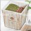 nutural wooden Ricer storage barrels wood cereal boxes