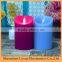 coloured led pillar candles with remote control medium