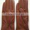 ladies red brown hotsale thin leather hand gloves