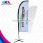 double side exhibition advrtising promotion dislay feather flag