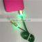 led lighting 8pin micro usb cable, phone charging cable, data usb cable 2in1 usb cable for iPhone