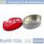 metal oval tin box for gift pack