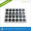 24 color plastic cosmetic eyeshadow packaging tray