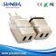 With US/EU/UK Plug 1A 2.1A output usb wall charger