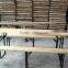 foldable wooden beer table set for mail order carton