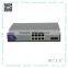 Neutral packing 8*10/100/1000Base-T to 2*1000Base-F Gigabit 8 port media converter