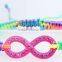 Fashion Colorful Cheap Kids Plastic Bracelet