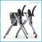 878C 2016 Luxury Office Chairs/Meeting Room Chairs With Writing Tablet /Fashionable Folding Training Chairs with wheels
