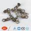high quality low price antique brass plating metal zipper slider