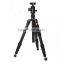 light weight camera tripod,five sections,flexible portable camera tripod