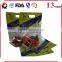 printed fresh vegetable packaging bag with vent hole