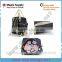 Shiny black microfiber mother care bag