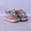 TPR Outsole Baby Shoes Customer Print Canvas Sports Shoes