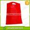 die cutting pp nonwoven bags/Cheap price ultrasonic sealed die cut non woven shopping bag