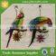 Handmade Metal Parrot for Crafts Garden Decoration Wholesale