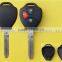 Replacement 3 button remote key blanks wholesale key shell fob case for Toyota