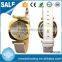 Ladies luxury custome logo retro design gold case oem brand watch