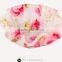 flower design food safel round transparent acrylic fruit plate dry fruit plate