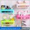 Home accessories pp colorful plastic corner bathroom shelf