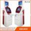 dual touch screen payment kiosk with new design/new touch screen monitor advertising kiosk with payment/all in one payment kiosk