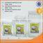 Set of 3 high quality glass storage bottle with decal
