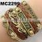 infinity love bracelet braided leather infinity bracelet