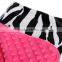 27 Colors Available Europe Fashion Minky Polka Dot Cartoon Print Best Security Blanket