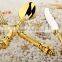 Gold plated cutlery / gold plated flatware
