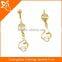 Best design gold plated fashion belly ring jewelry with zircone