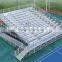 13 rows raised deluxe used aluminum bleachers for sale with wheelchair ramp