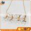Wholese Stainless steel Designs Crystal Necklace For Ladies Necklace
