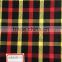 Woven Fabric 100% Cotton Printed Check Fabric For T-Shirt Manufacturer