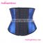 Blue big hooks rubber waist shaper waist training corsets for sale