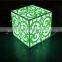 Shanghai Rechargeable Led Light Up Acrylic Cube Table For Sale