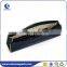Eco-friendly black pu pen pouch with zipper