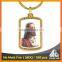 Free mould fee metal printing religious christian silver jesus keychain