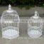 Shiny table metal decorative white bird cage                        
                                                Quality Choice